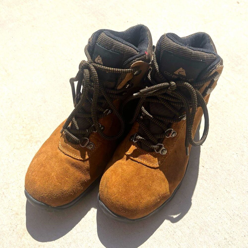 Ozark Trail Greta Womens Hiking Boots Size 8.5 Brown Leather Upper Waterproof